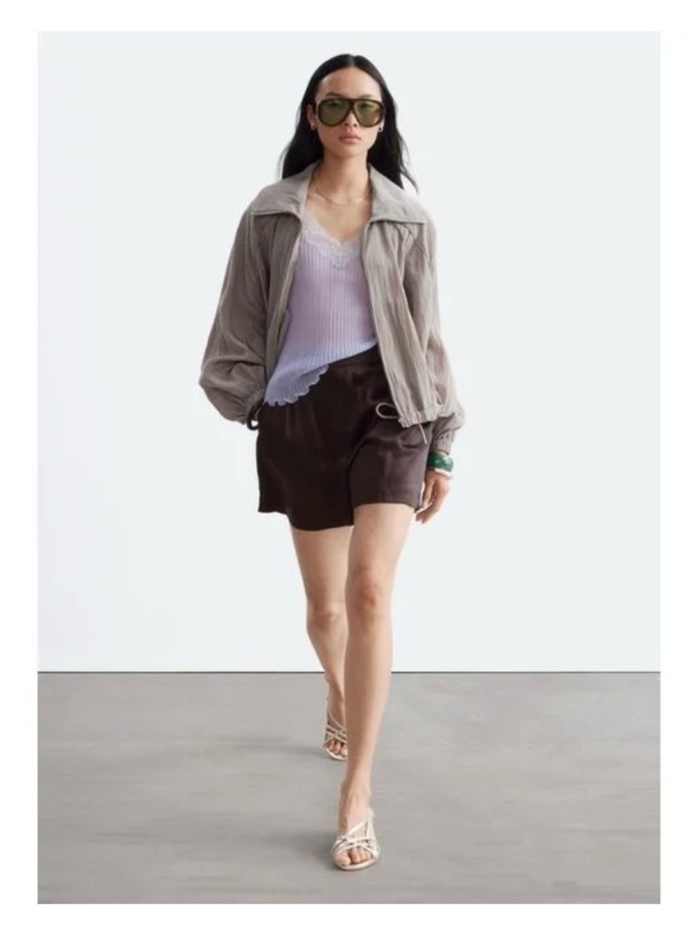 & Other Stories Chocolate Brown Relaxed Women’s Shorts